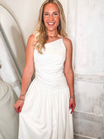 Load image into Gallery viewer, Heaven Sent Ivory Drop Waist Maxi Dress
