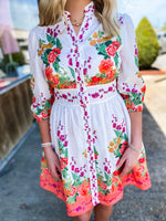 Load image into Gallery viewer, Best Impression Floral Button Down Dress
