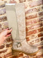 Load image into Gallery viewer, High There Taupe Corkys Tall Boot
