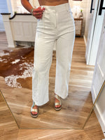 Load image into Gallery viewer, Stopping By White Wide Leg Pant
