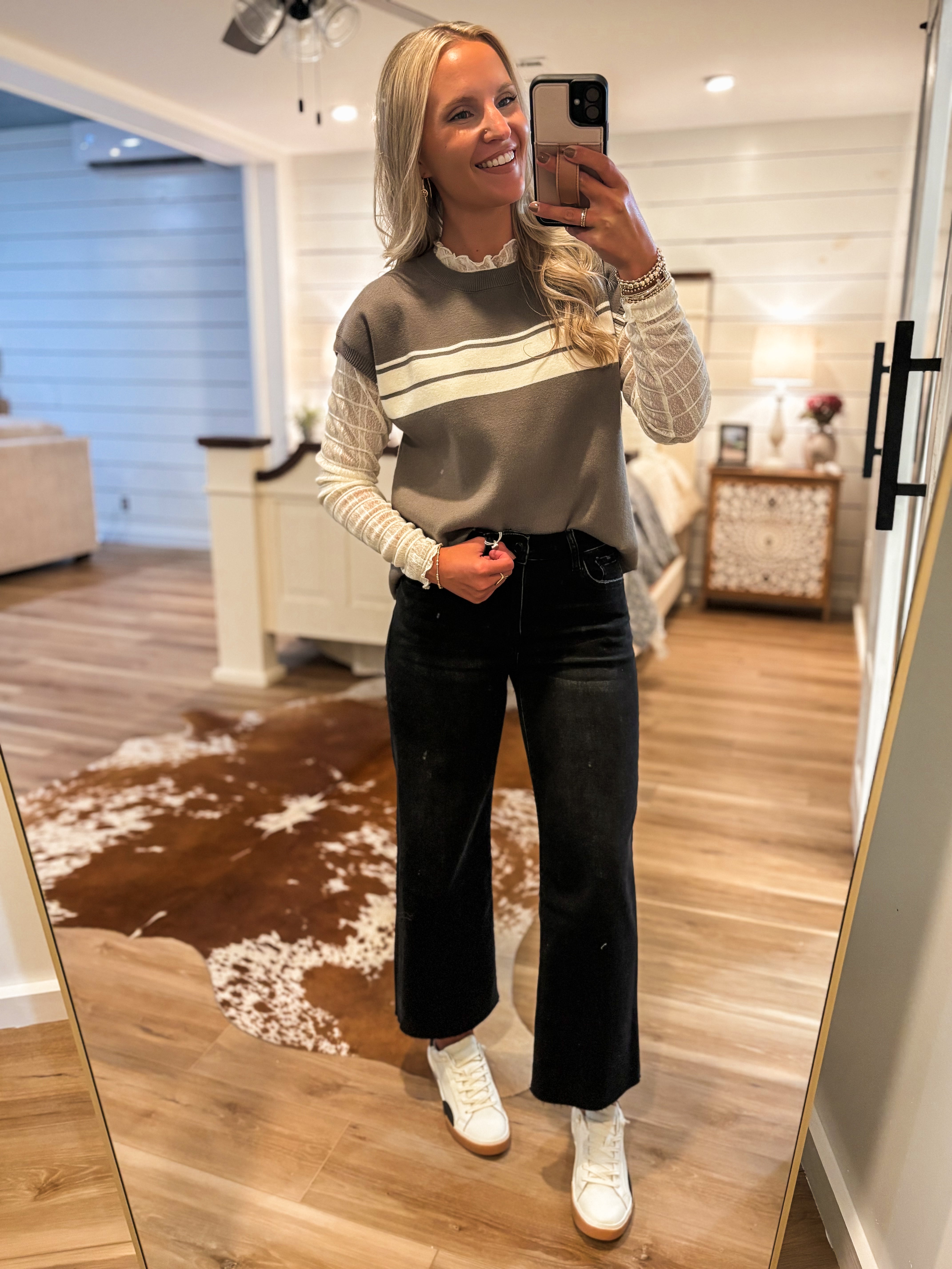 Treated Better Olive Sleeveless Sweater