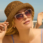 Load image into Gallery viewer, Vera - Macchiato Brown Gradient Polarized DIFF Sunglasses
