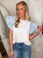 Load image into Gallery viewer, Take It Slow Pearl Studded Off White Blouse
