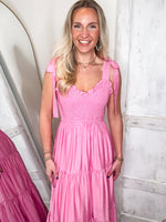 Load image into Gallery viewer, Fade Into You Pastel Pink Maxi Dress
