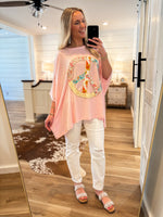 Load image into Gallery viewer, Changing Tune Pink Peace Patch Tunic
