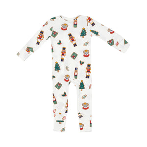 Angel Dear Nutcracker Christmas Cookies 2 Way Zipper Romper