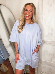 Afternoon Bliss Periwinkle Tunic