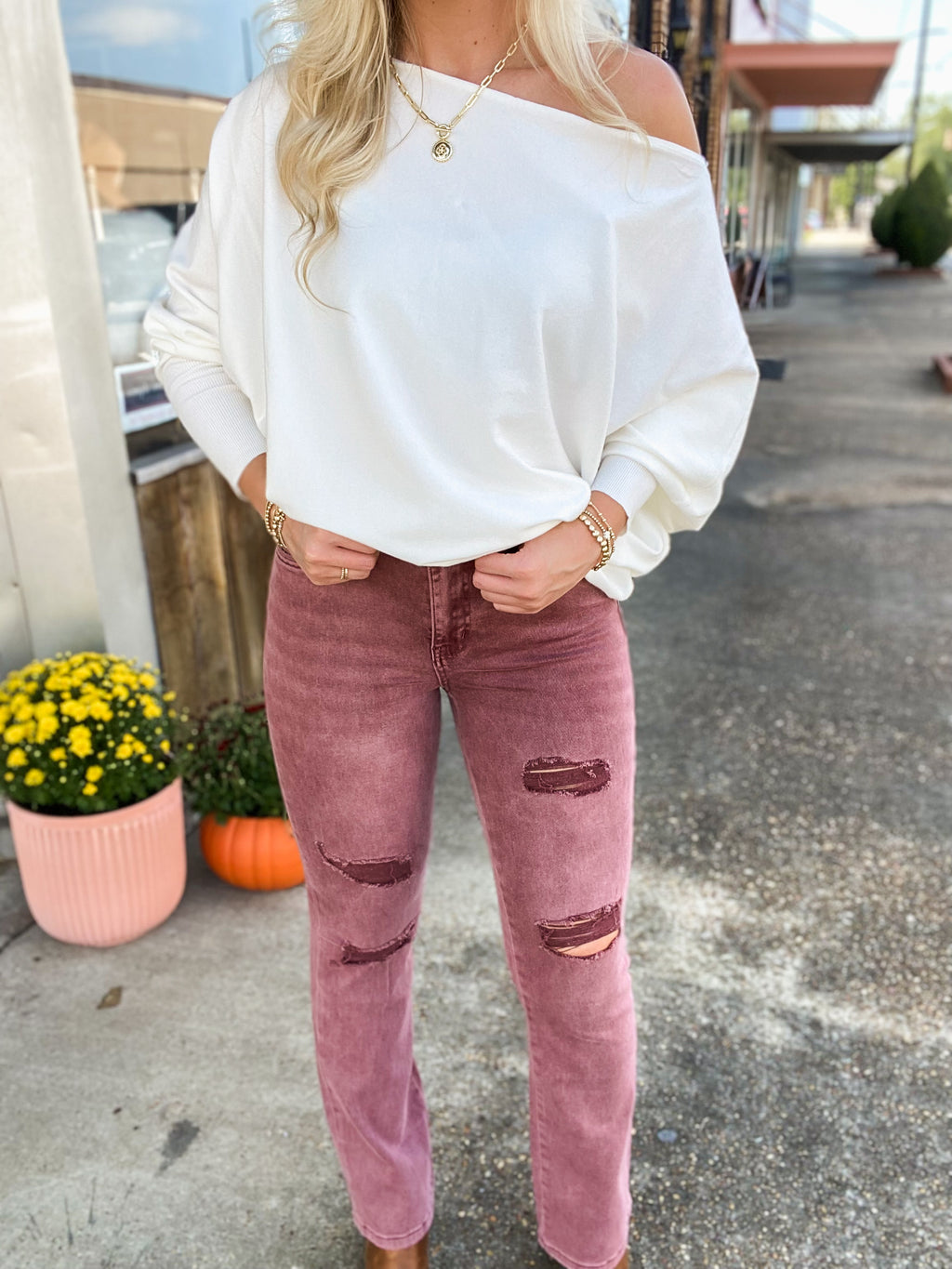 Bella Light Wash High Rise Cropped Flares – Shopaholics Only Boutique