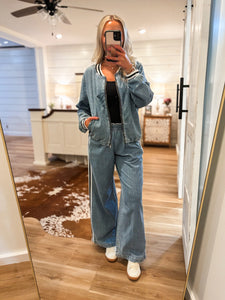 Step Forward Denim Track Lounge Pant