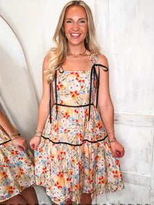 In The Wait Multi Floral Dress
