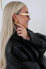 Load image into Gallery viewer, GOLD HARPER EARRINGS
