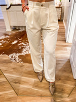 Load image into Gallery viewer, Set The Meeting Ivory Trouser Pant
