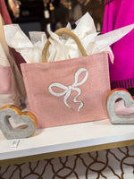 Load image into Gallery viewer, Bow Sequin Gift Tote - The Royal Standard
