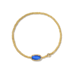 Grayson Cobalt Blue Illusion Gold Stretch Bracelet