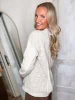 Load image into Gallery viewer, Going Far Ivory Knit Pullover

