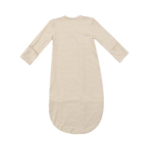 Angel Dear Beige Stripe Bundle Gown