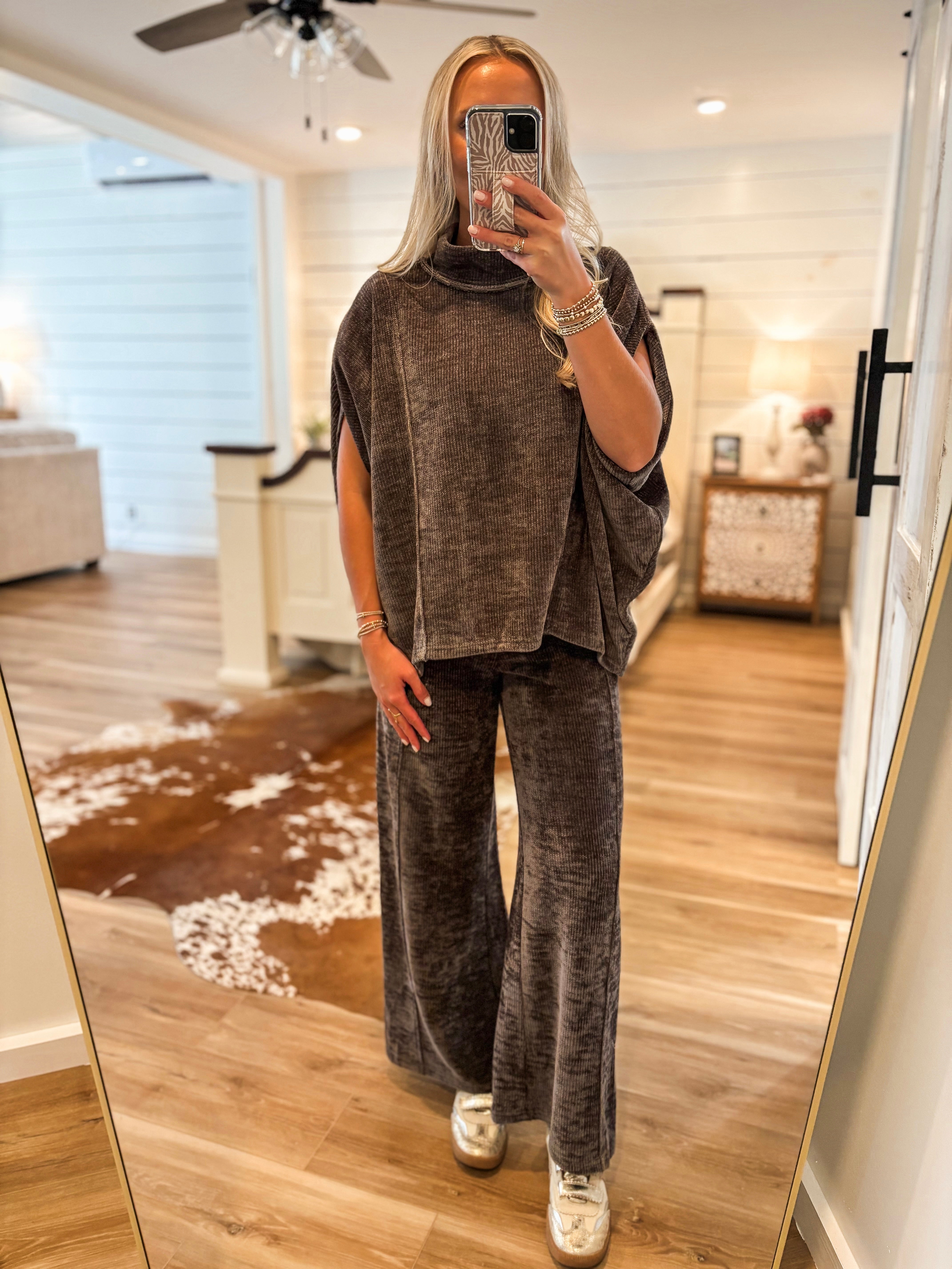 Seeing More Mocha Tunic & Lounge Pant Set