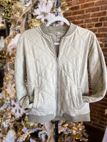 Load image into Gallery viewer, At My Best Quilted Olive Green Jacket

