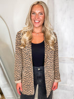 Load image into Gallery viewer, Running Wild Leopard Denim Blazer
