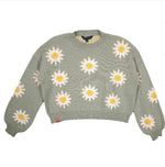 Load image into Gallery viewer, Daisy Simply Southern Cropped Green Sweater
