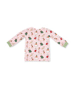 Load image into Gallery viewer, Christmas Dogs Pink L/S Loungewear Set

