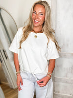Load image into Gallery viewer, Around Here White Tee
