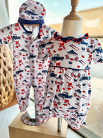 Load image into Gallery viewer, Tiger Game Day Gown Set
