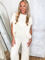 Load image into Gallery viewer, Seeing More Ivory Tunic &amp; Lounge Pant Set
