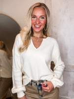 Load image into Gallery viewer, Human Nature Ivory Knit Sweater
