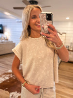 Load image into Gallery viewer, Becoming More Bone Mineral Washed Tee &amp; Lounge Pant Set

