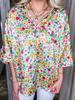 Load image into Gallery viewer, Can&#39;t Look Away Floral Tunic Blouse
