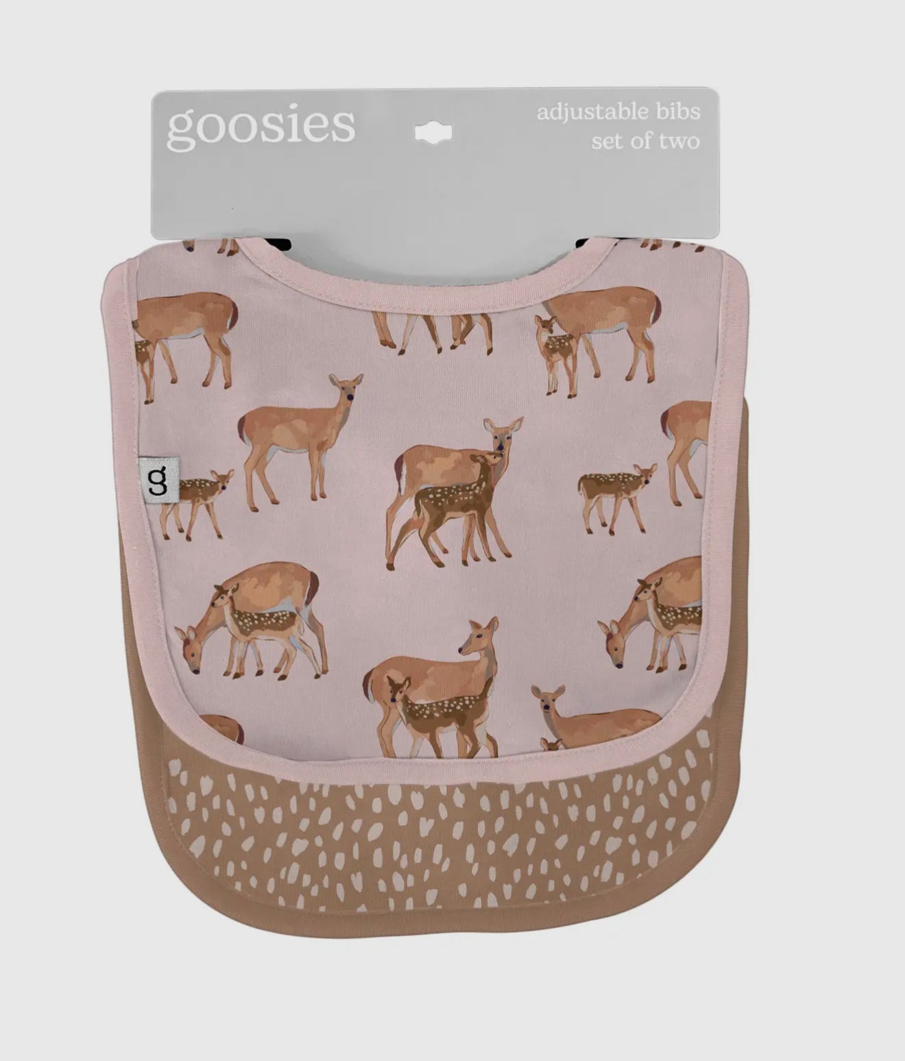 Goosies Does & Fawns2pc Set Bib Set