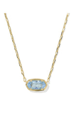 Load image into Gallery viewer, Elisa Luxe Gold Short Pendant Necklace
