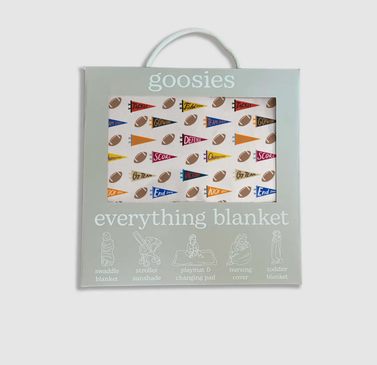 Goosies Soft Football Blanket