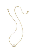 Load image into Gallery viewer, Elisa Luxe Gold Short Pendant Kendra Scott Necklace
