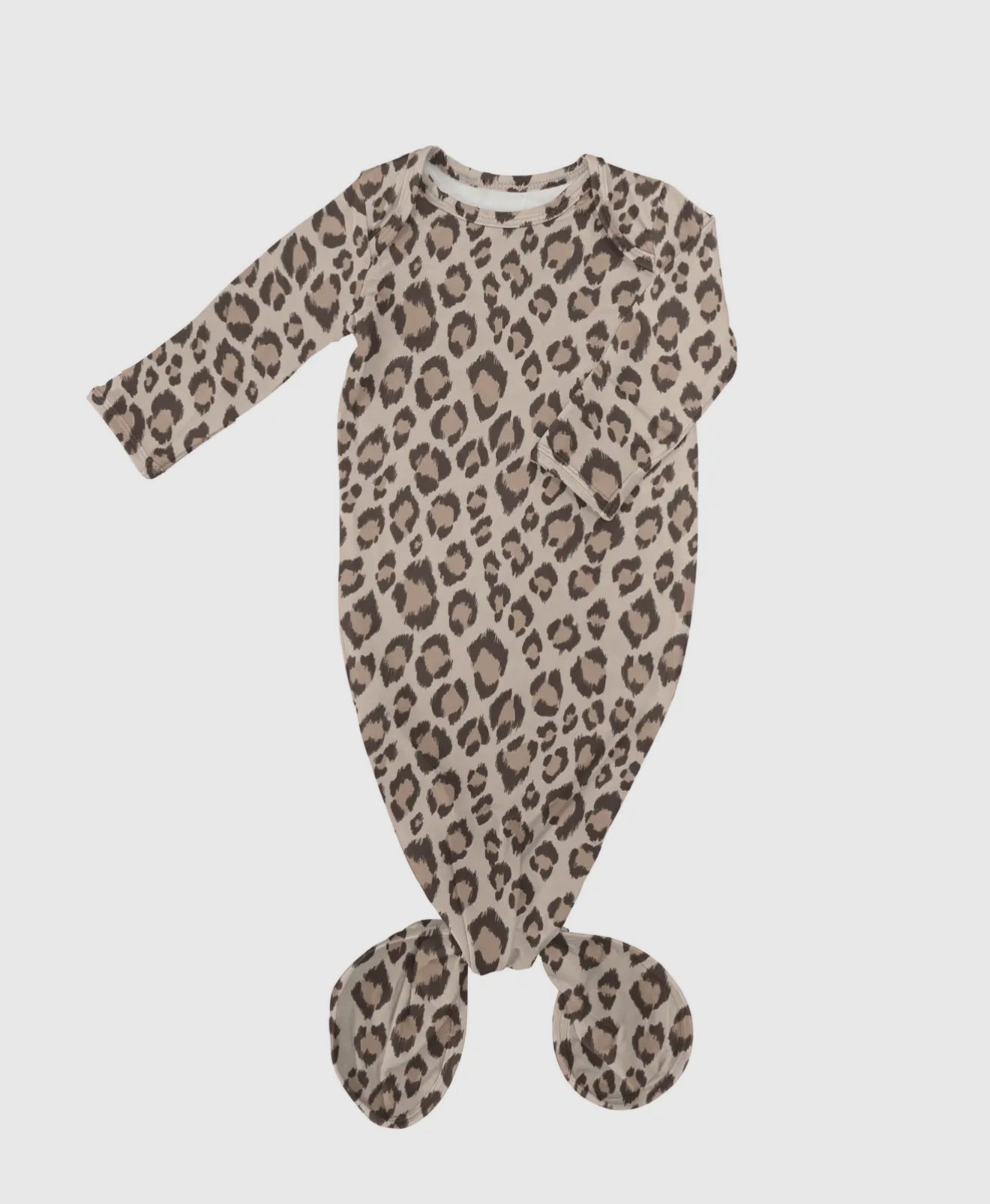 Goosies Infant Leopard Knotted Gown