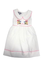 Load image into Gallery viewer, Flower and Butterfly Bow Embroidered Dress
