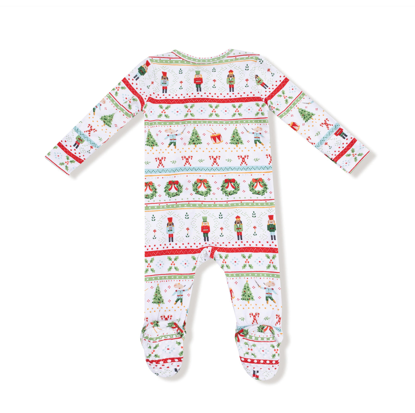 Angel Dear Nutcracker Fair Isle 2 Way Zipper Footie