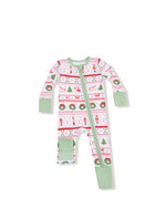 Load image into Gallery viewer, Angel Dear Sugar Plum Fairy-Nutcracker Fair Isle -
Pink - 2 Way Zipper Romper
