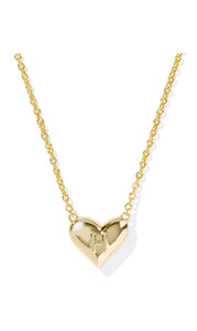 Kendra Scott Heart Letter H Short Pendant Necklace