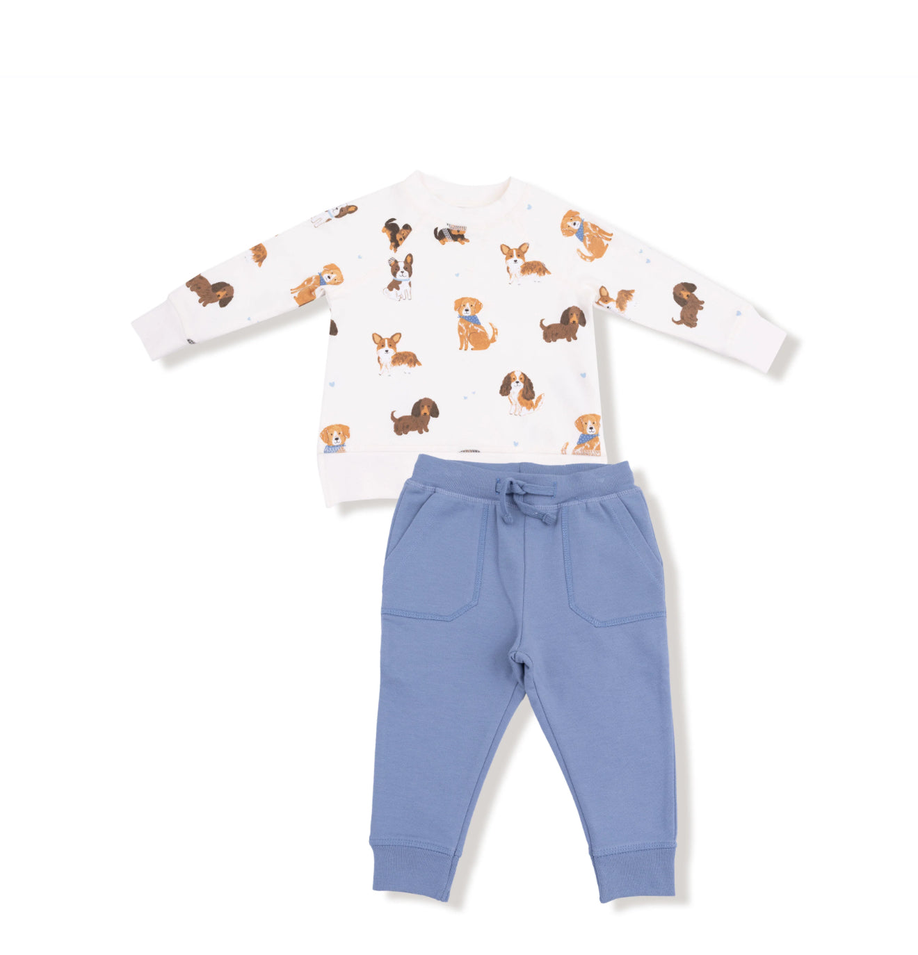 Woof & Cozy -Baby Boy Doggie Outfit