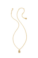 Load image into Gallery viewer, Crystal Letter B Pendent Gold Necklace
