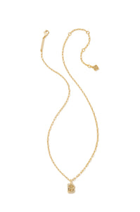 Crystal Letter B Pendent Gold Necklace