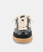 Load image into Gallery viewer, Dolce Vita Notice Slide Plush Sneaker - Black Woven Leather
