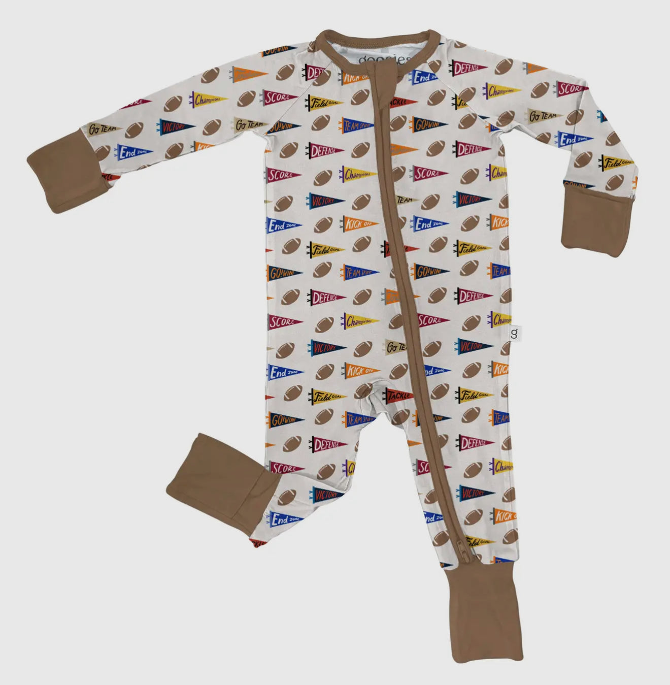 Goosies Football Zip Convertible Soft Pjs