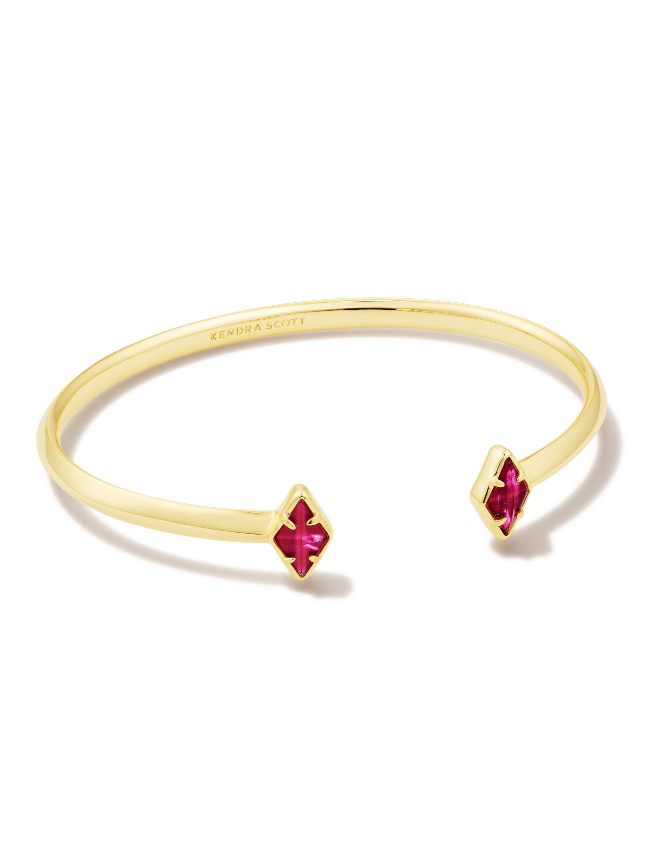 Kinsley Raspberry Illusion Gold Cuff