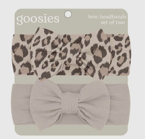 Goosies Leopard Bow Headband Set