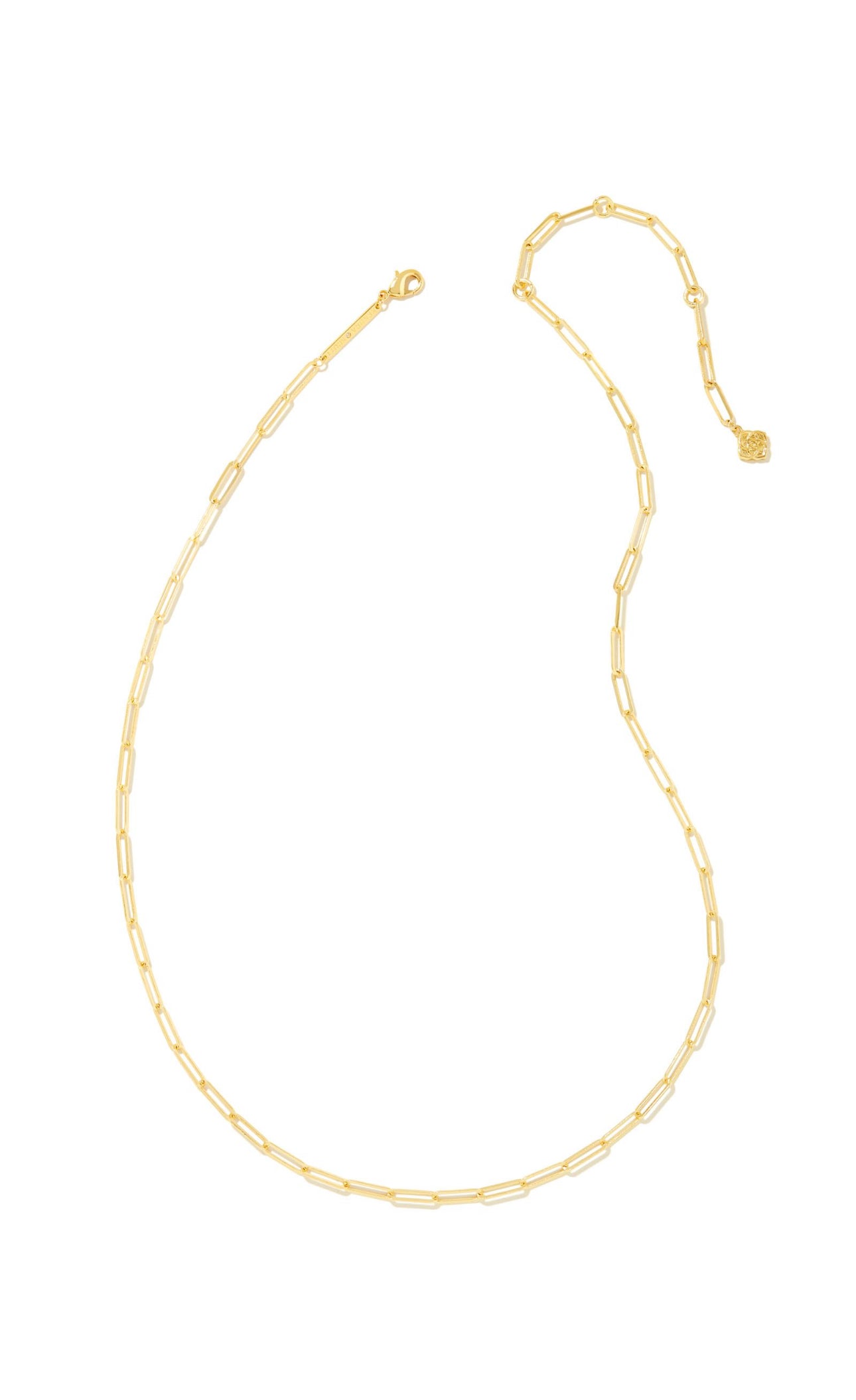 Courtney Paperclip Gold Necklace