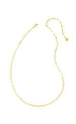 Load image into Gallery viewer, Courtney Paperclip Gold Necklace
