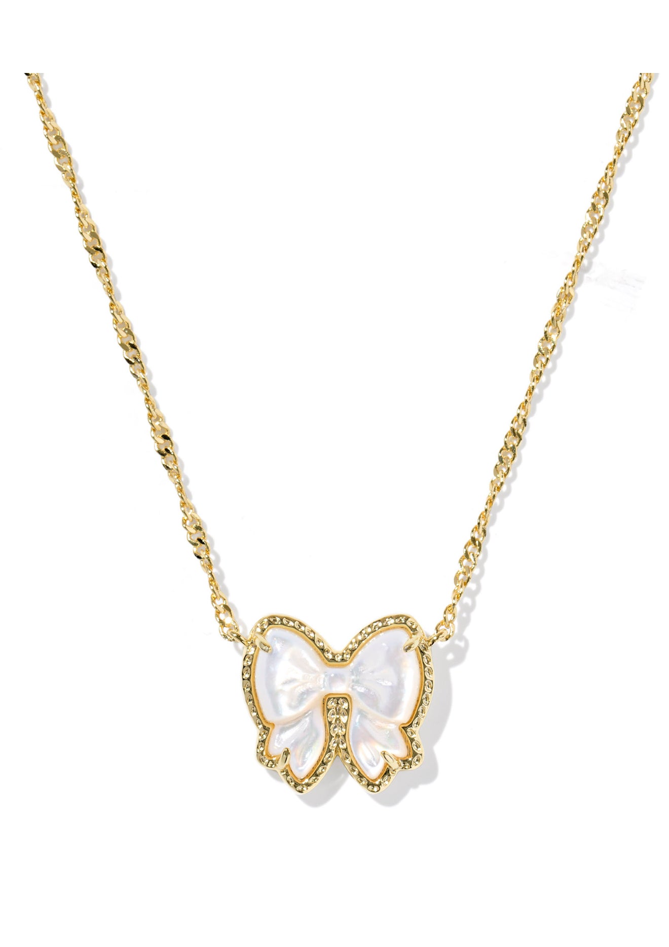 Kendra Scott Haley Ivory Mother of Pearl Gold Necklace